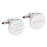 Personalised Name Wedding Cufflinks