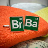 Breaking Bad Chemical Symbol Cufflinks