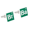 Breaking Bad Chemical Symbol Cufflinks