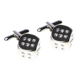 Crystal Dice  Cufflinks