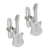 Sterling Silver Guitar Cufflinks