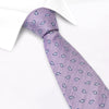 Lilac Micro Paisley Woven Silk Tie