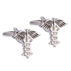 Medical Caduceus Doctor's Symbol Cufflinks