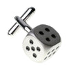 Silver Dice Cufflinks