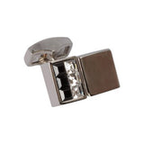 Jet White Swarvoski Crystal Cufflinks