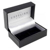 Double Ended Crystal Silver Tie Bar