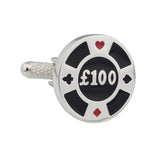 Poker Chip Cufflinks