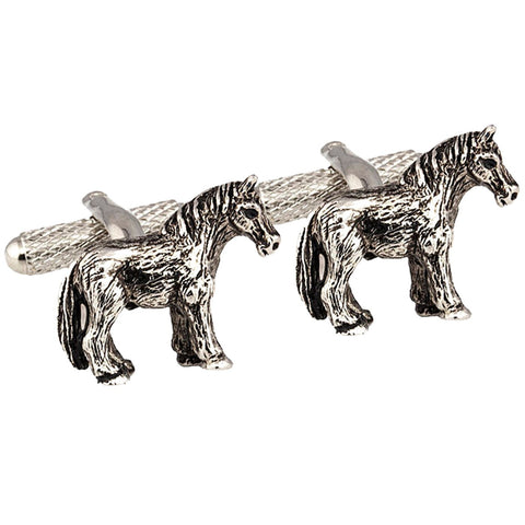 Shire Horse Cufflinks