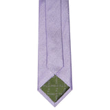 Pastel Purple Textured Woven Silk Tie