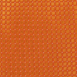 Orange Micro Square Woven Slim Silk Tie