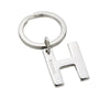 Sterling Silver Letter H Keyring