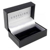 Jet White Swarvoski Crystal Cufflinks