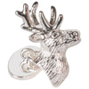 Silver Plated Stag Chain Cufflinks