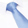 Blue Herringbone Silk Tie