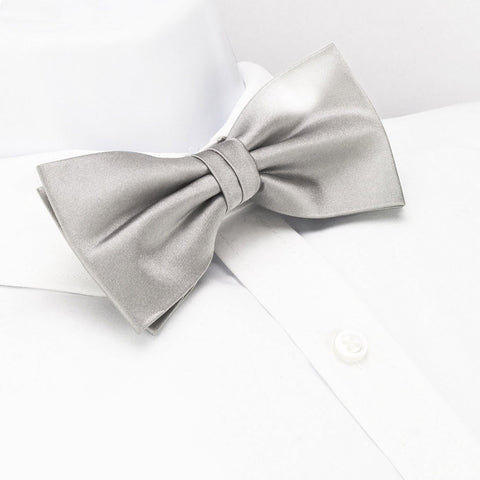 Silver Bow Ties