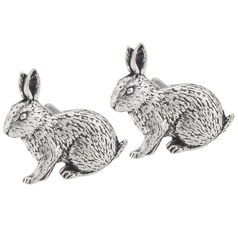 Pewter Rabbit Cufflinks