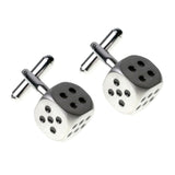 Silver Dice Cufflinks